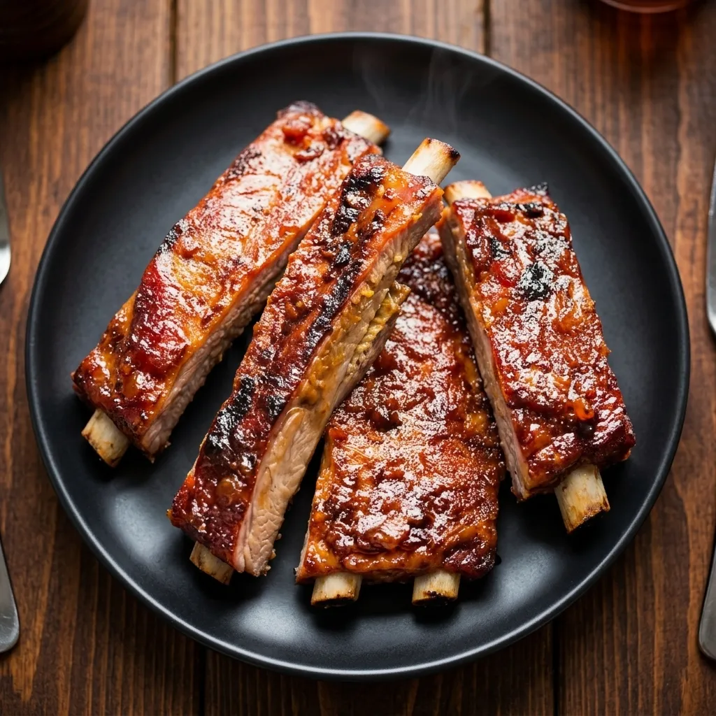 BBQ spareribs from Golden Hill Chinese Food takeout in Calgary